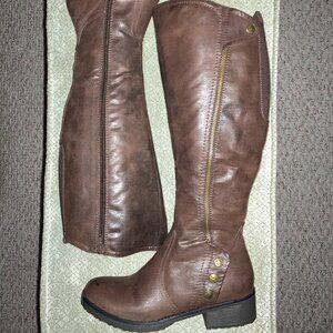 BARE TRAPS BROWN RIDING BOOTS